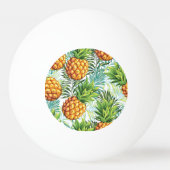 ananas: naadloos bloemmotief. pingpongbal (Achterkant)