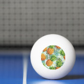 ananas: naadloos bloemmotief. pingpongbal (Net)