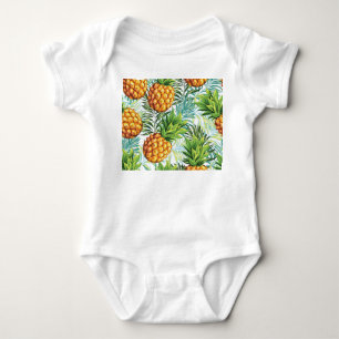 ananas: naadloos bloemmotief. romper