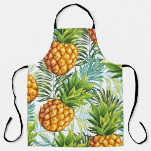 Ananas. Naadloos patroon. florale pleister Schort