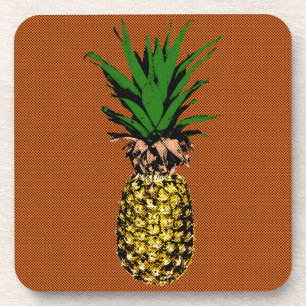 Ananas Newsprint Bier Onderzetter