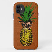 Ananas Newsprint Case-Mate iPhone Case (Achterkant)