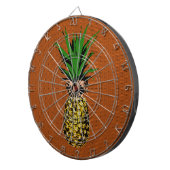 Ananas Newsprint Dartbord (Voorkant Rechts)