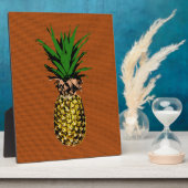 Ananas Newsprint Fotoplaat (Zijkant)