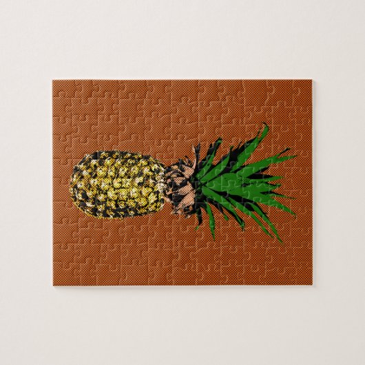 Ananas Newsprint Legpuzzel (Horizontaal)