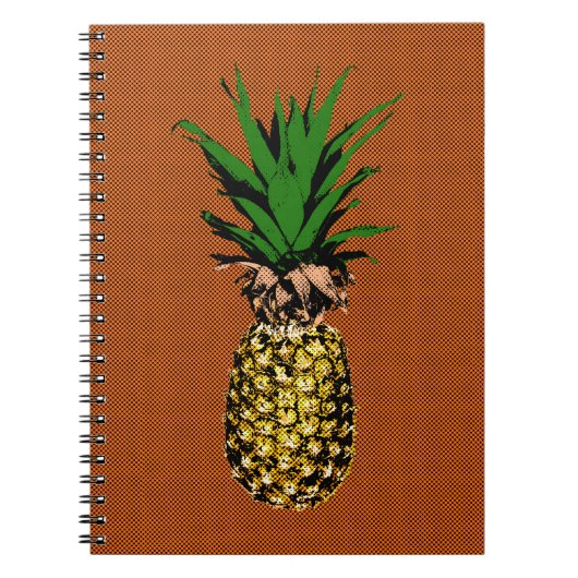 Ananas Newsprint Notitieboek (Voorkant)
