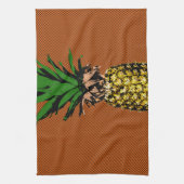 Ananas Newsprint Theedoek (Verticaal)