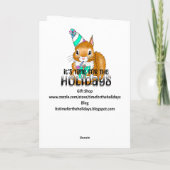 Ananas omgekeerde cake | Dochter verjaardag Kaart (Achterkant)