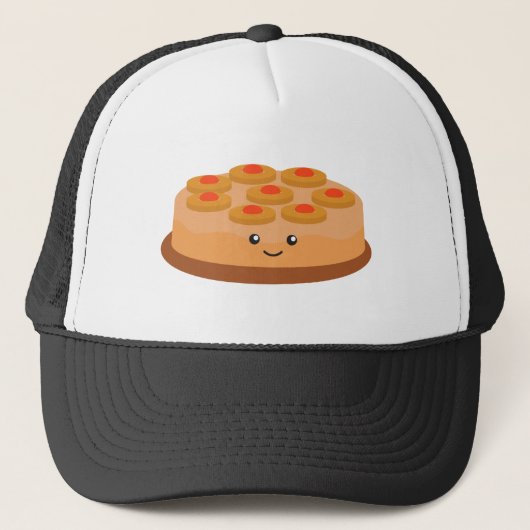 Ananas Omgekeerde Cake Trucker Pet (Voorkant)