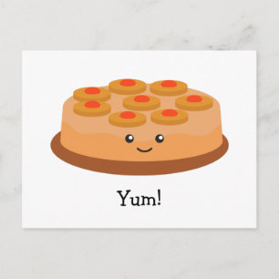 Ananas onderaan Cake Briefkaart