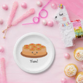 Ananas onderaan Cake Papieren Bordje (Feest)