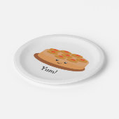 Ananas onderaan Cake Papieren Bordje (Gekanteld)