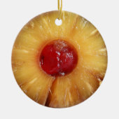 Ananas onderaan Cake Pineappel Keramisch Ornament (Voorkant)