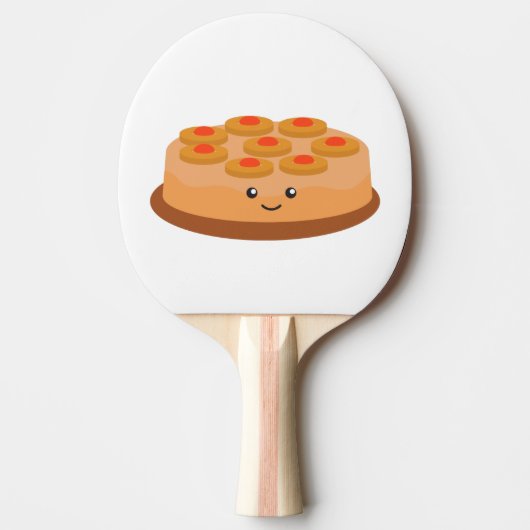 Ananas onderaan Cake Tafeltennisbatje (Voorkant)