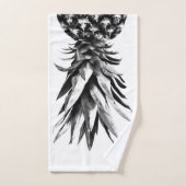 Ananas ondersteboven #1 bad handdoek (Handdoek)