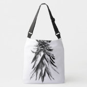 Ananas ondersteboven #1 crossbody tas (Voorkant)
