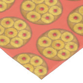 Ananas ondersteboven Cake Cherries Baking Dessert Tafelkleed (Gekanteld)