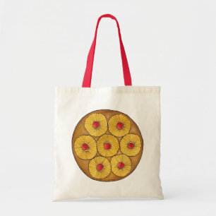 Ananas ondersteboven Cake Cherries Baking Dessert Tote Bag