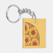 Ananas ondersteboven Cake Cherry Foodie Sleutelhan Sleutelhanger (Voorkant Links)