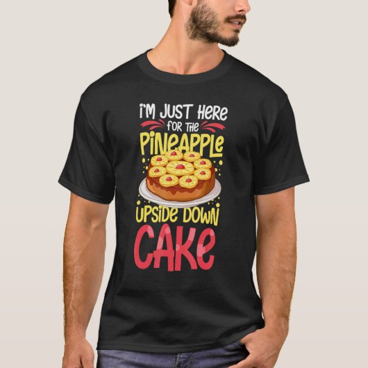 Ananas ondersteboven Cake Recipe T-shirt (Voorkant)