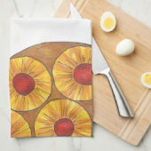 Ananas ondersteboven Cherries Dessert Cake Baking Theedoek (Quarter Fold)