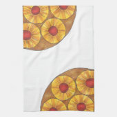 Ananas ondersteboven Cherries Dessert Cake Baking Theedoek (Verticaal)