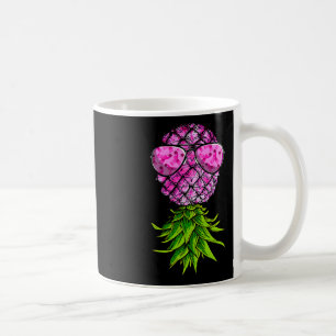 Ananas ondersteboven Roze Borstkanker Aw Koffiemok