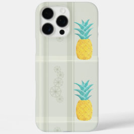 Ananas ontmoet Plaid iPhone 16 Pro Max Hoesje