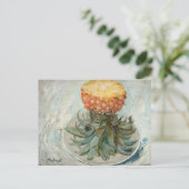 Ananas op een Bord | Tadeusz Makowski Briefkaart (Staand voorkant)