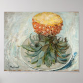 Ananas op een Bord | Tadeusz Makowski Poster (Voorkant)