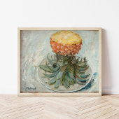 Ananas op een Bord | Tadeusz Makowski Poster