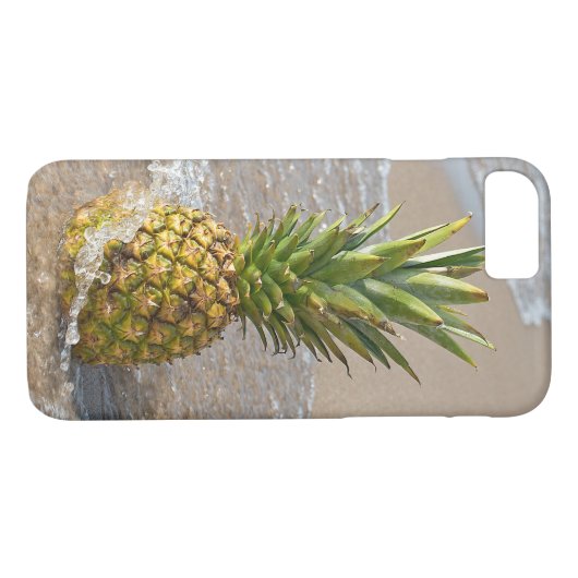 ananas op het strand Case-Mate iPhone case (Achterkant (Horizontaal))