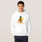 Ananas op mijn corebit. hoodie (Voorkant volledig)