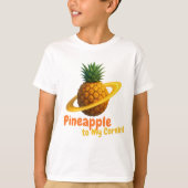 Ananas op mijn corebit. t-shirt (Voorkant)