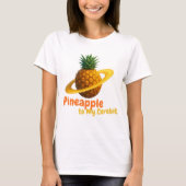 Ananas op mijn corebit. t-shirt (Voorkant)
