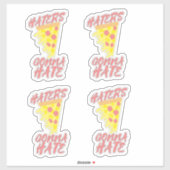 Ananas op Pizza Epic Snarky Slogan Stickers (Vel)