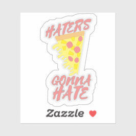 Ananas op Pizza  Epische op maat gesneden vinyl st Sticker