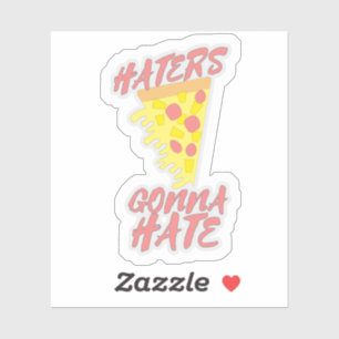 Ananas op Pizza Epische op maat gesneden vinyl st Sticker