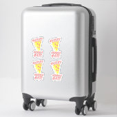 Ananas op Pizza Epische Snarky Slogan Stickers (Koffer)
