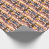 Ananas op Sunset Beach Cadeaupapier (Hoek)