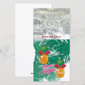 ananas orn feestdagenkaart (Voorkant / Achterkant)