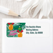 ananas orn ~ mailinglabel etiket (Insitu)