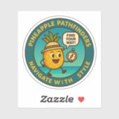 Ananas Padfinders Navigeren Met Stijl Sticker (Vel)