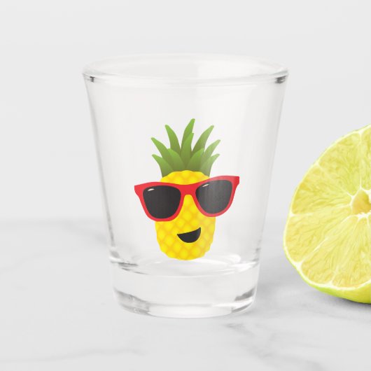 Ananas Pal Shot Glas (Voorkant)