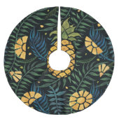 Ananas, palmbladeren: tropisch patroon. kerstboom rok (Voorkant)