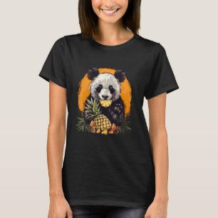Ananas Panda Beer Ananassen Fruit Tekening Anims T-shirt