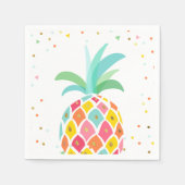 Ananas Papier Servetten Verjaardag Tropische Aloha (Voorkant)