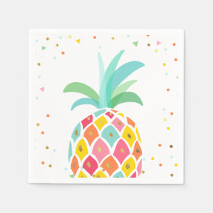 Ananas Papier Servetten Verjaardag Tropische Aloha