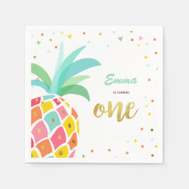 Ananas Papier Servetten Verjaardag Tropische Aloha