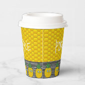 ananas papieren bekers (Rechts)